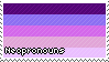 a neopronouns flag stamp